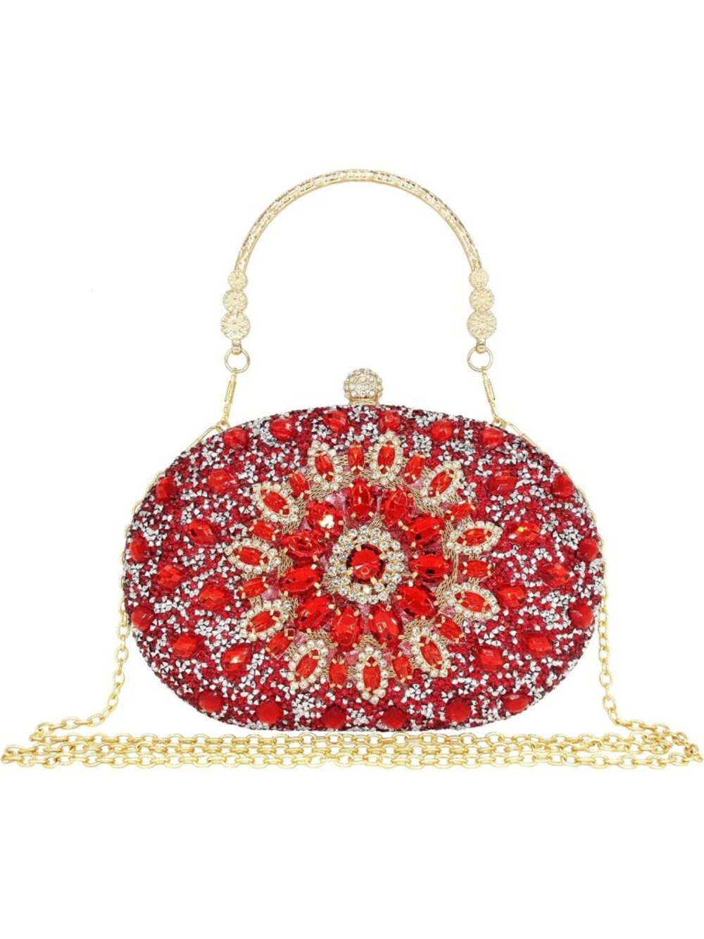 Sparkly Rhinestone Clutch Evening Bag for Women | Glamorous Handbag Accessory